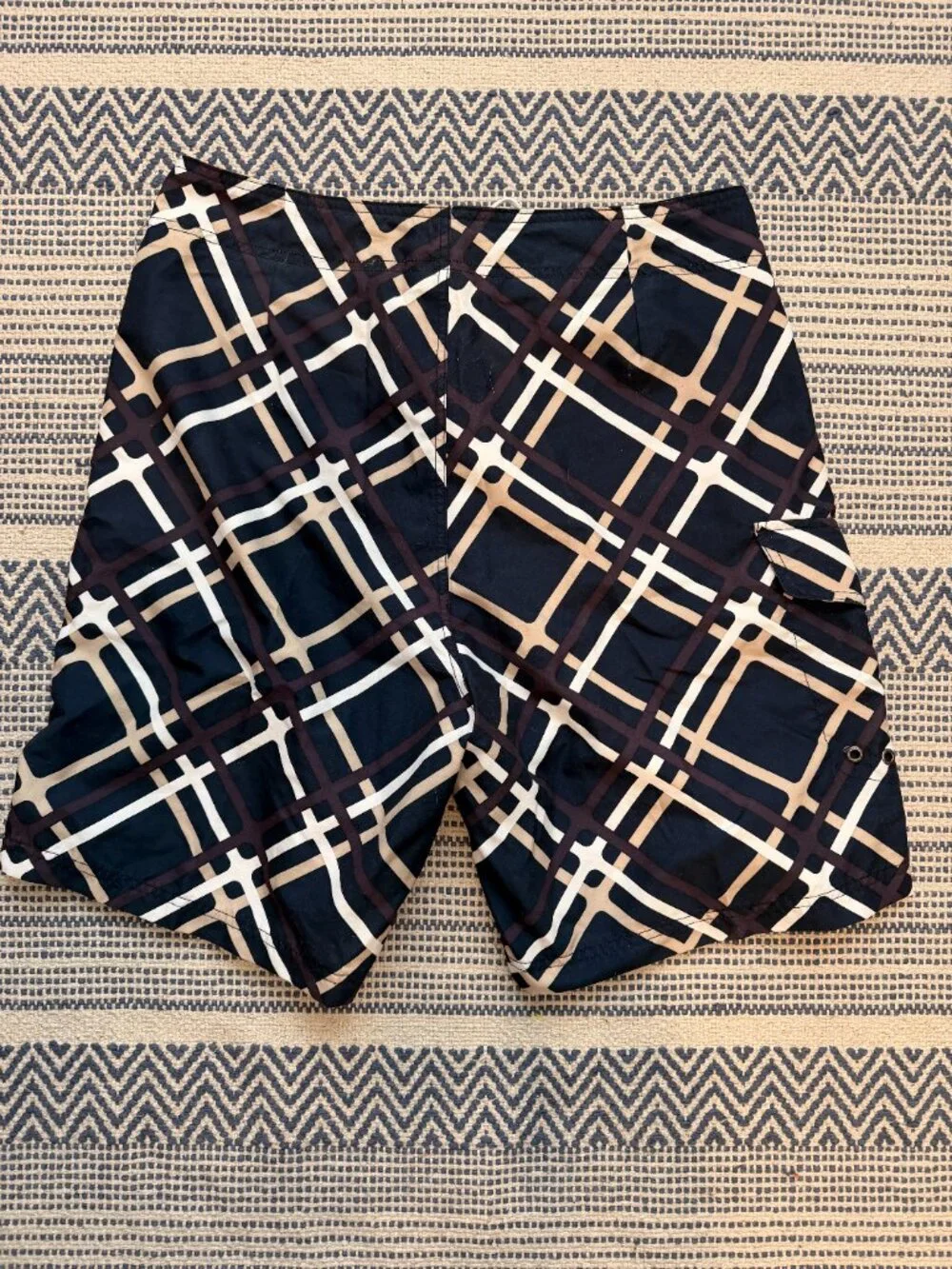 Nautica Men’s Swim Trunks – Size 34 – Retro 90s Style